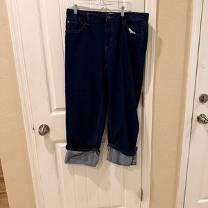 Kate Spade Dark Blue Boyfriend Jeans